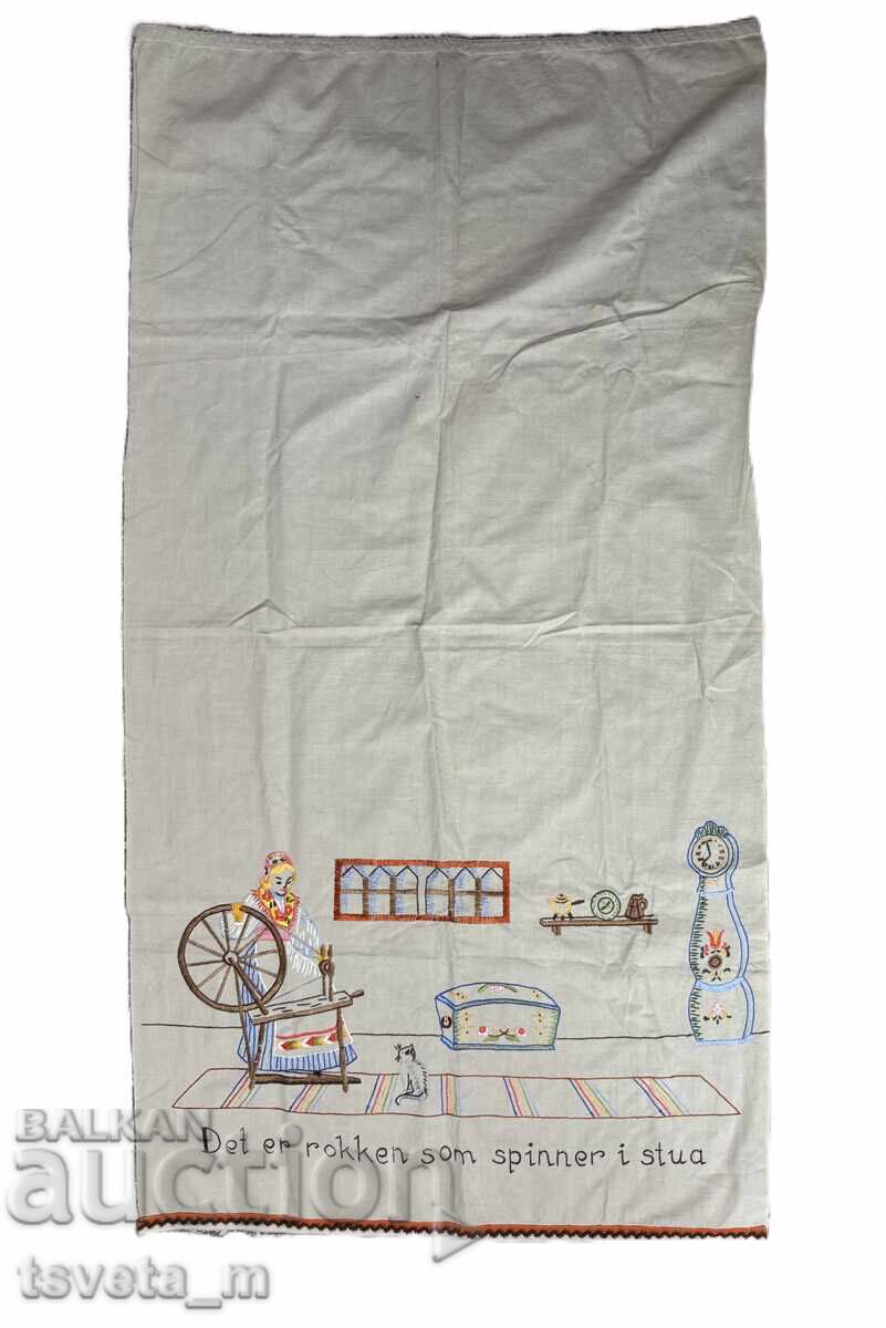 Panou de perete scandinav – Broderie manuală, Norvegia cu preț € 5.00 | 9.78 BGN