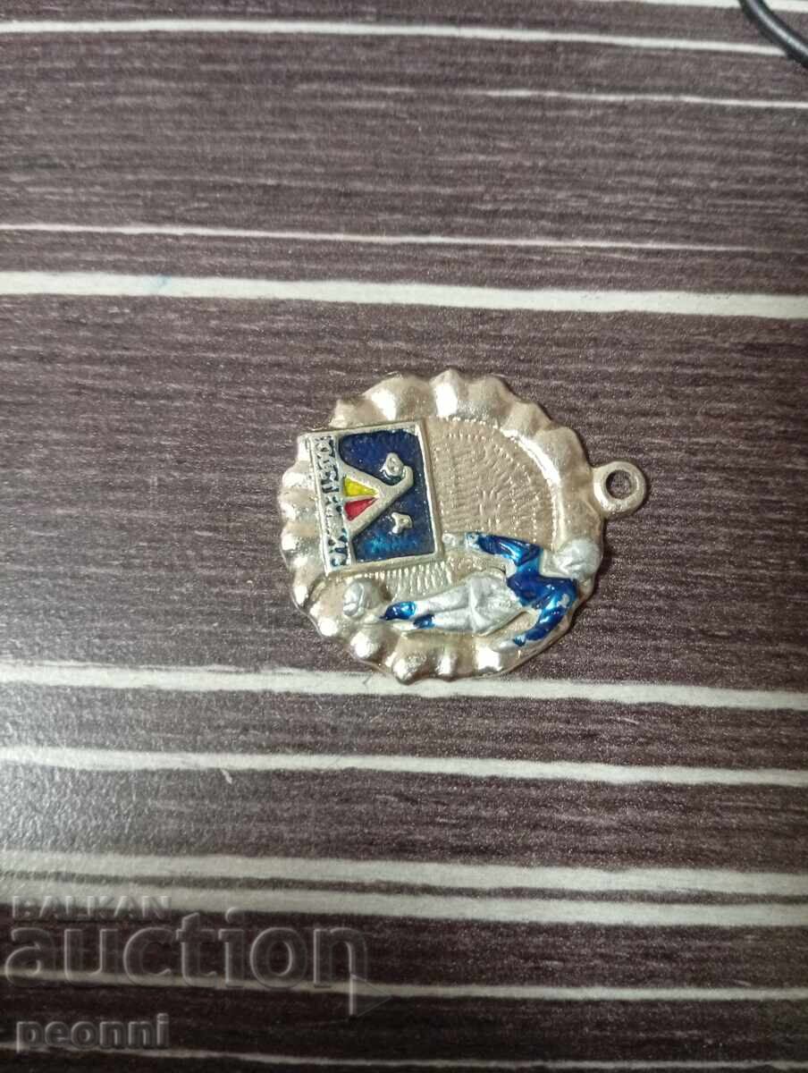 Extremely rare honorary badge of Levski Kyustendil 1956-70 with price € 20.05 | 39.21 BGN