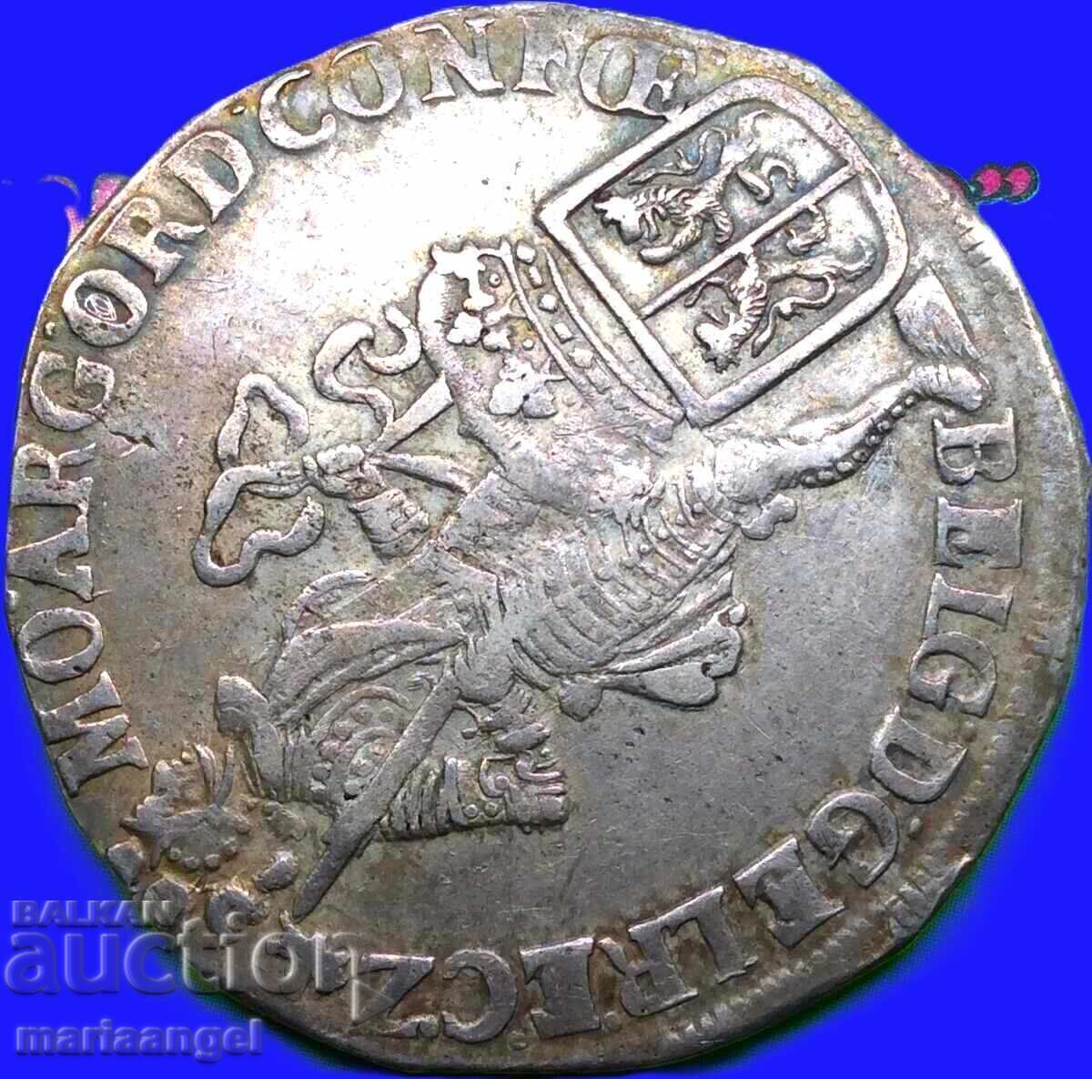 Ολλανδία 1 Δουκάτο 1699 Gelderland Βελγίου 27,04γ ασήμι - 5