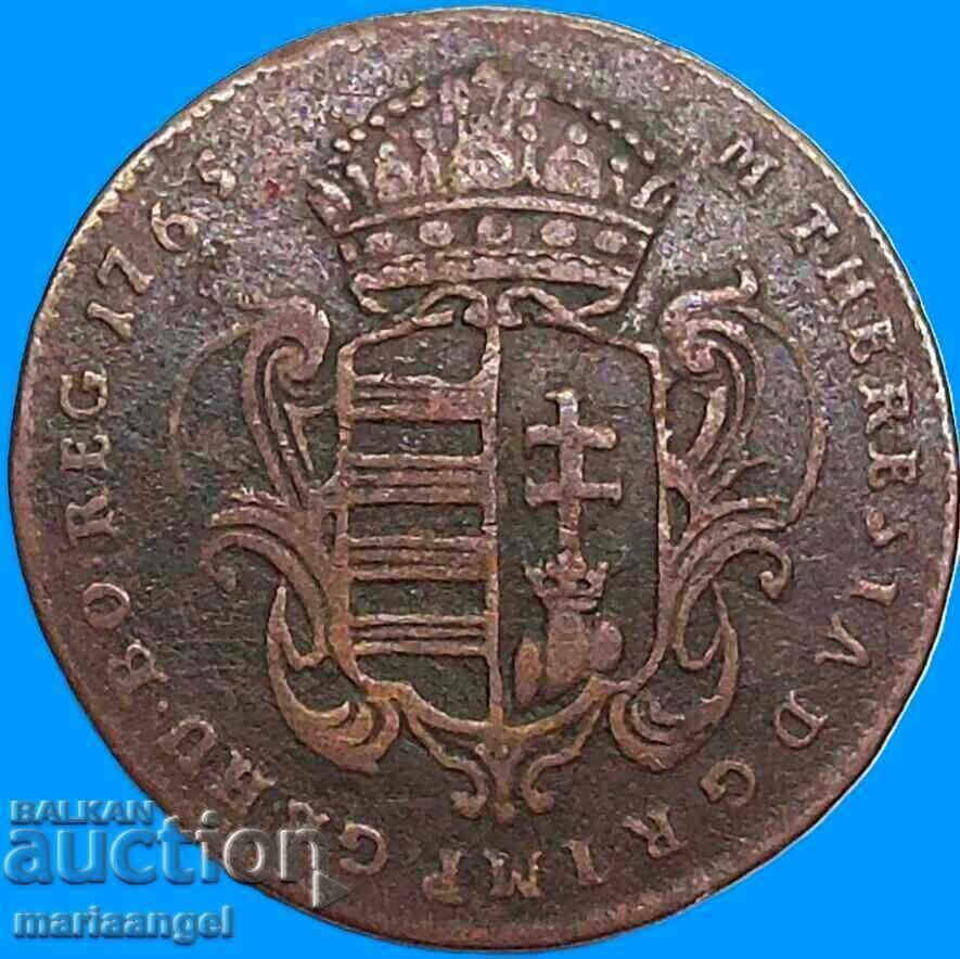 Унгария 1 денар 1765 Австрия Мария Терезия Австрия - 5