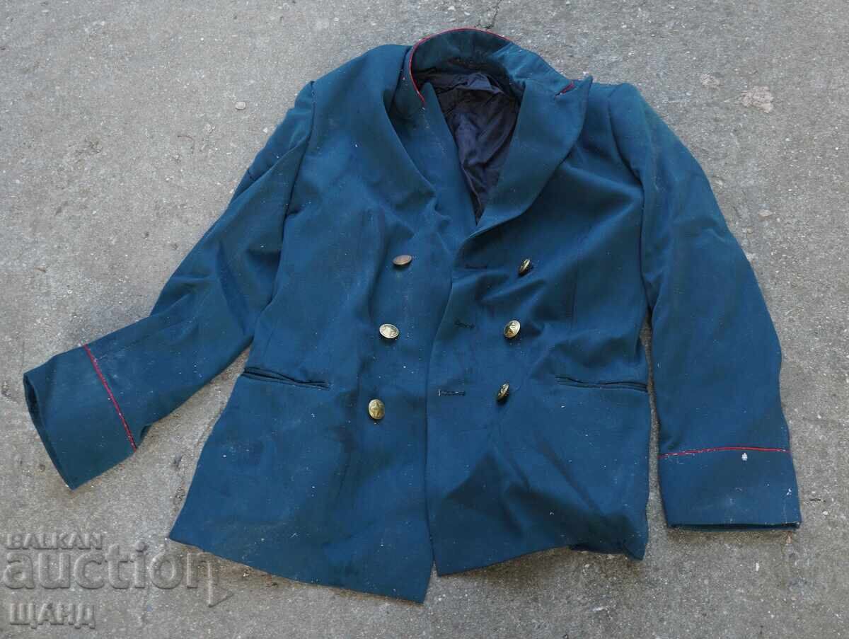 Old Bulgarian military uniform jacket