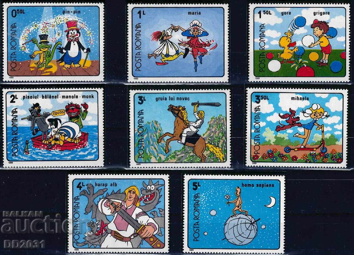 Romania 1989 - fairy tales MNH