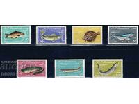 Румъния 1960 - риби  MNH
