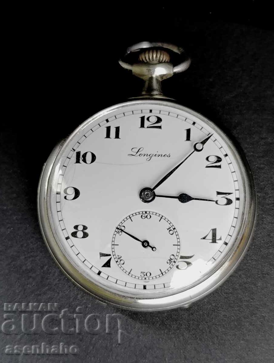 Ceas de buzunar vechi Longines, funcțional cu preț € 140.00 | 273.82 BGN
