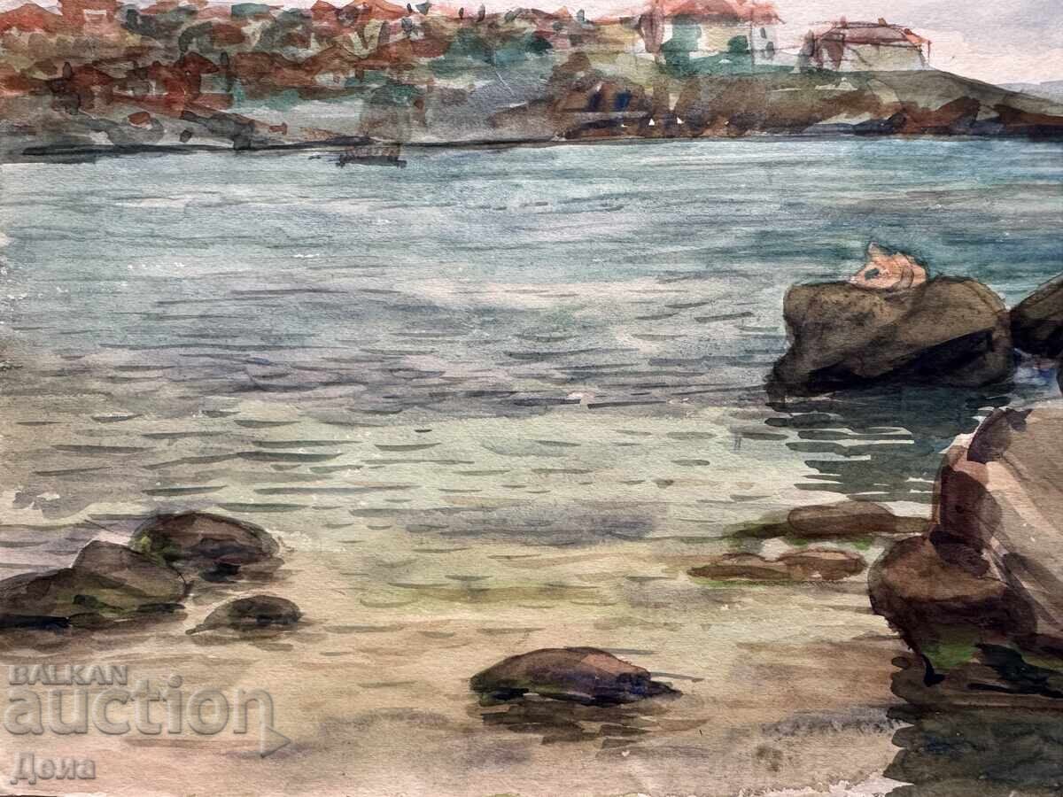 Masterful watercolor 1965 - 5
