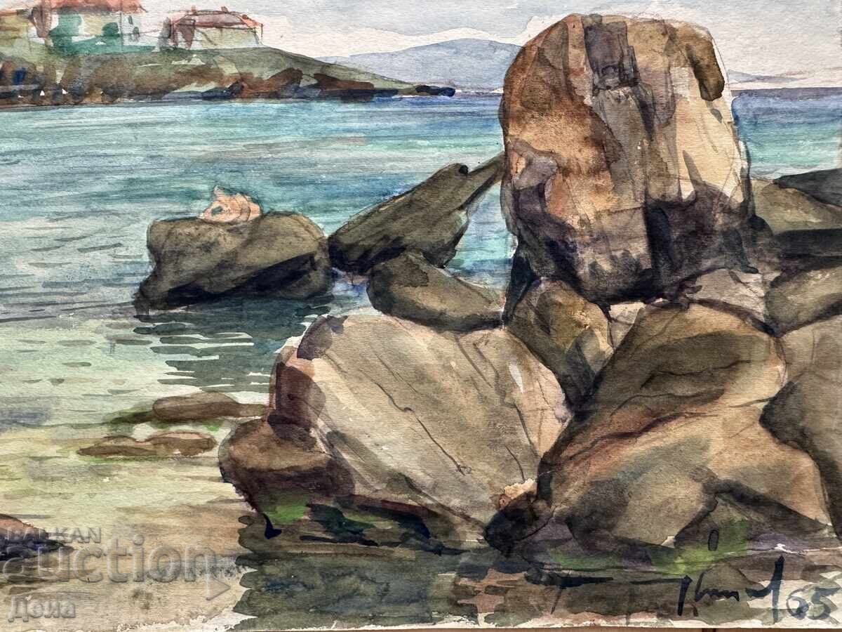 Masterful watercolor 1965 - 6