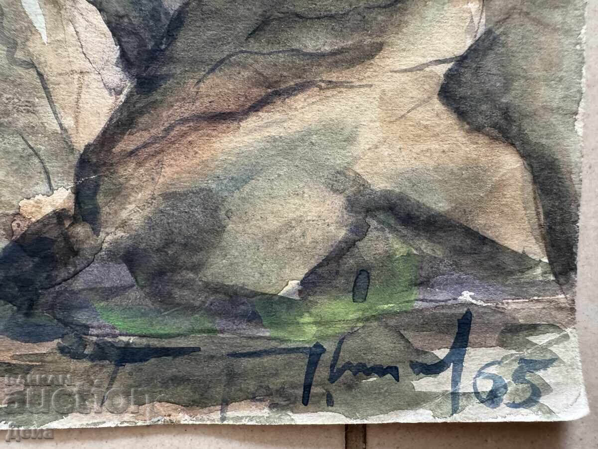 Masterful watercolor 1965 - 7