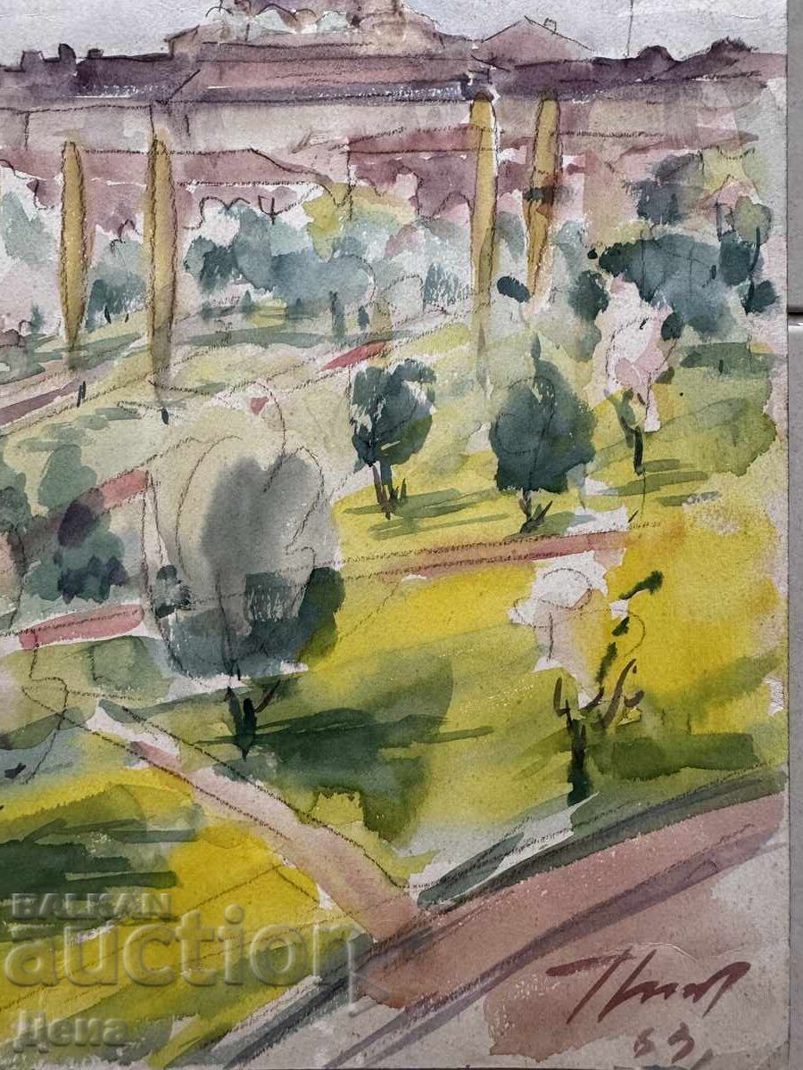 Masterful watercolor 1963 - 5