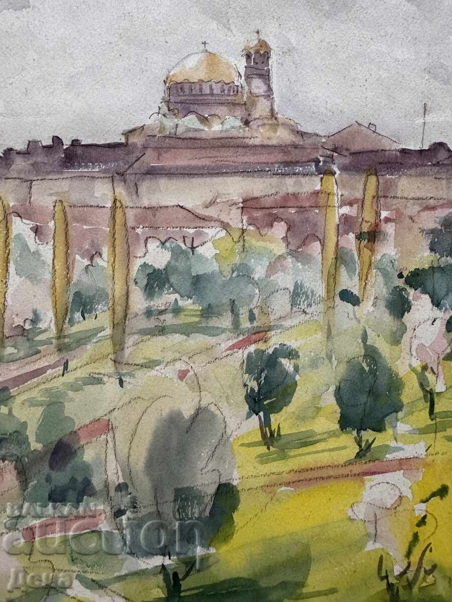 Masterful watercolor 1963 - 6