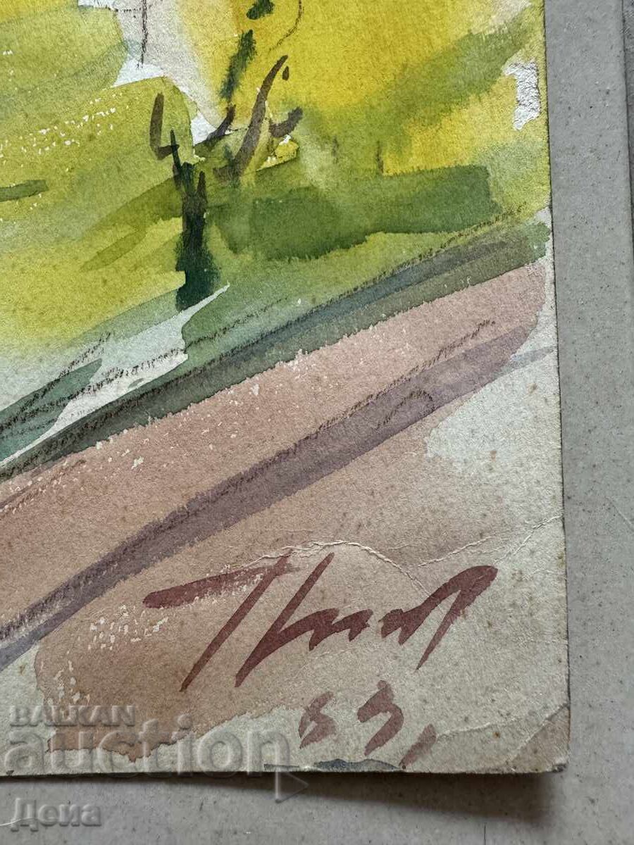 Masterful watercolor 1963 - 7