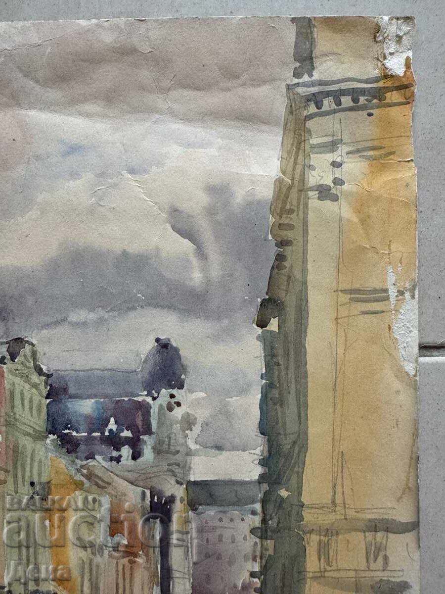 Аукцион Майсторски акварел 1962г