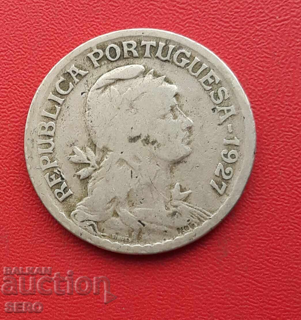 Portugalia-1 escudo 1927 cu preț € 0.40 | 0.78 BGN