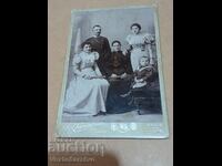 Fotografie-Poză veche-Carton-MILITAR