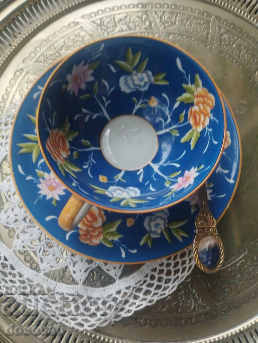 Vintage φλιτζάνι καφέ Veb Lichte, Ανατολική Γερμανία 1950