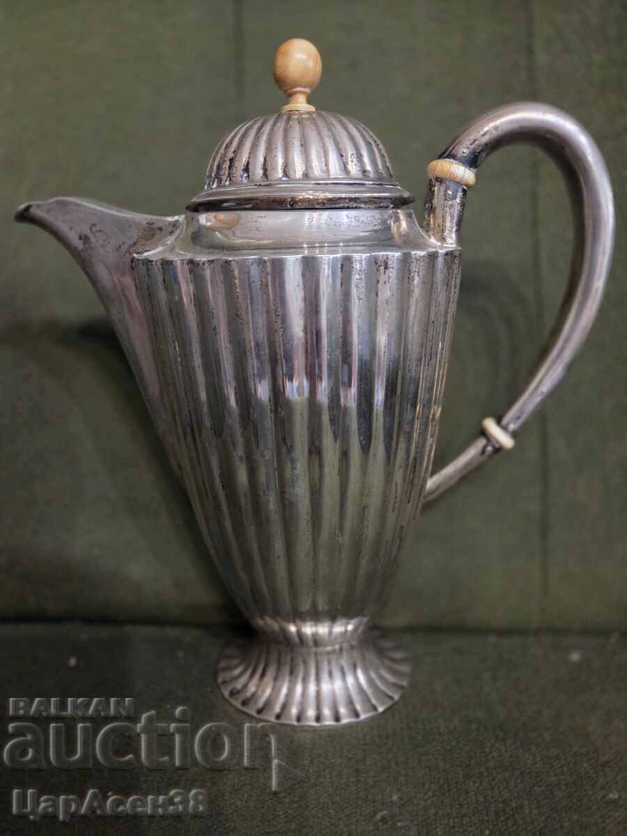 Silver Teapot Vienna from 1930, 800 purity