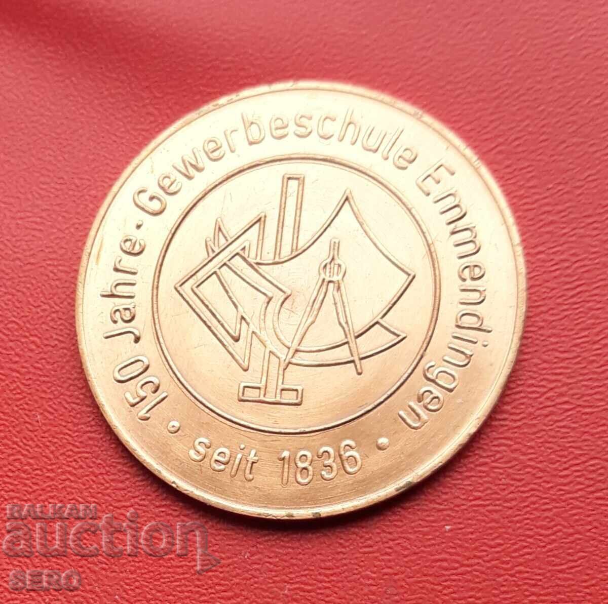 Medal-Germany-Baden-Württemberg-Emmendingen with price € 0.50 | 0.98 BGN