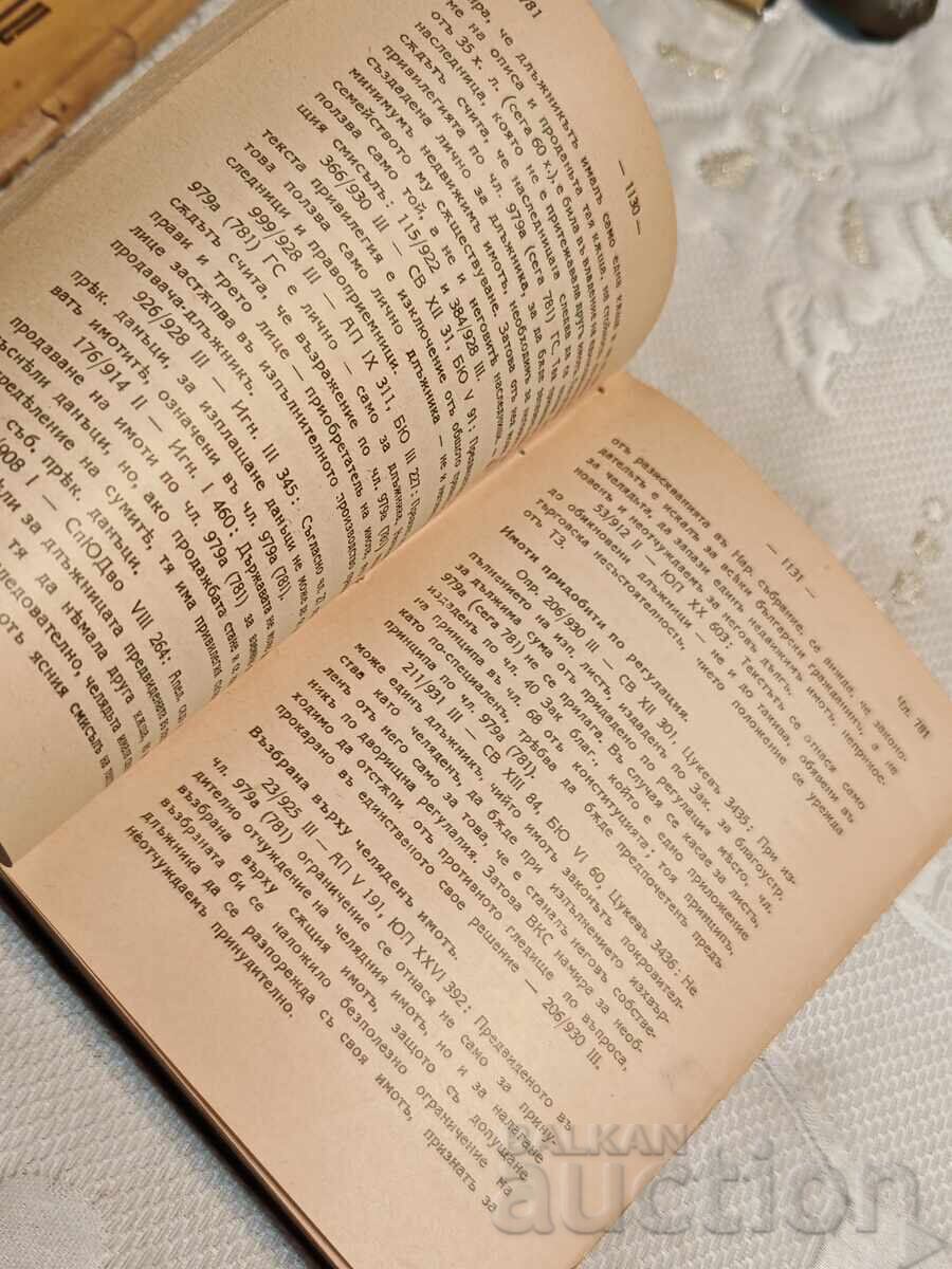 Δημοπρασία Mevorah Κώδικας Πολιτικής Δικονομίας τ.3 1936