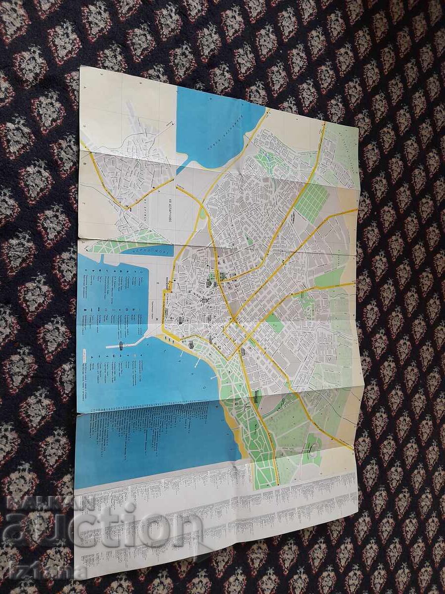 Old map of Varna with price € 13.00 | 25.43 BGN
