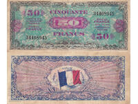 tino37 - FRANCE - 50 FRANCS /MILITARY CERTIFICATE/ - 1944 - F