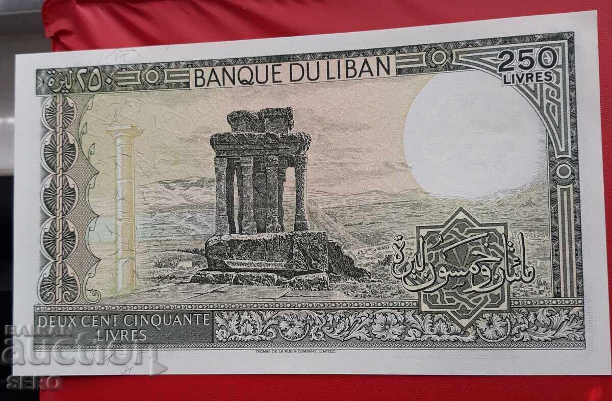 Банкнота-Ливан-250 ливри 1988 с цена € 1.51 | 2.95 лв.