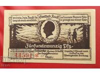Bancnota-Germania-Saxonia-Shirke-25 Pfennig 1921