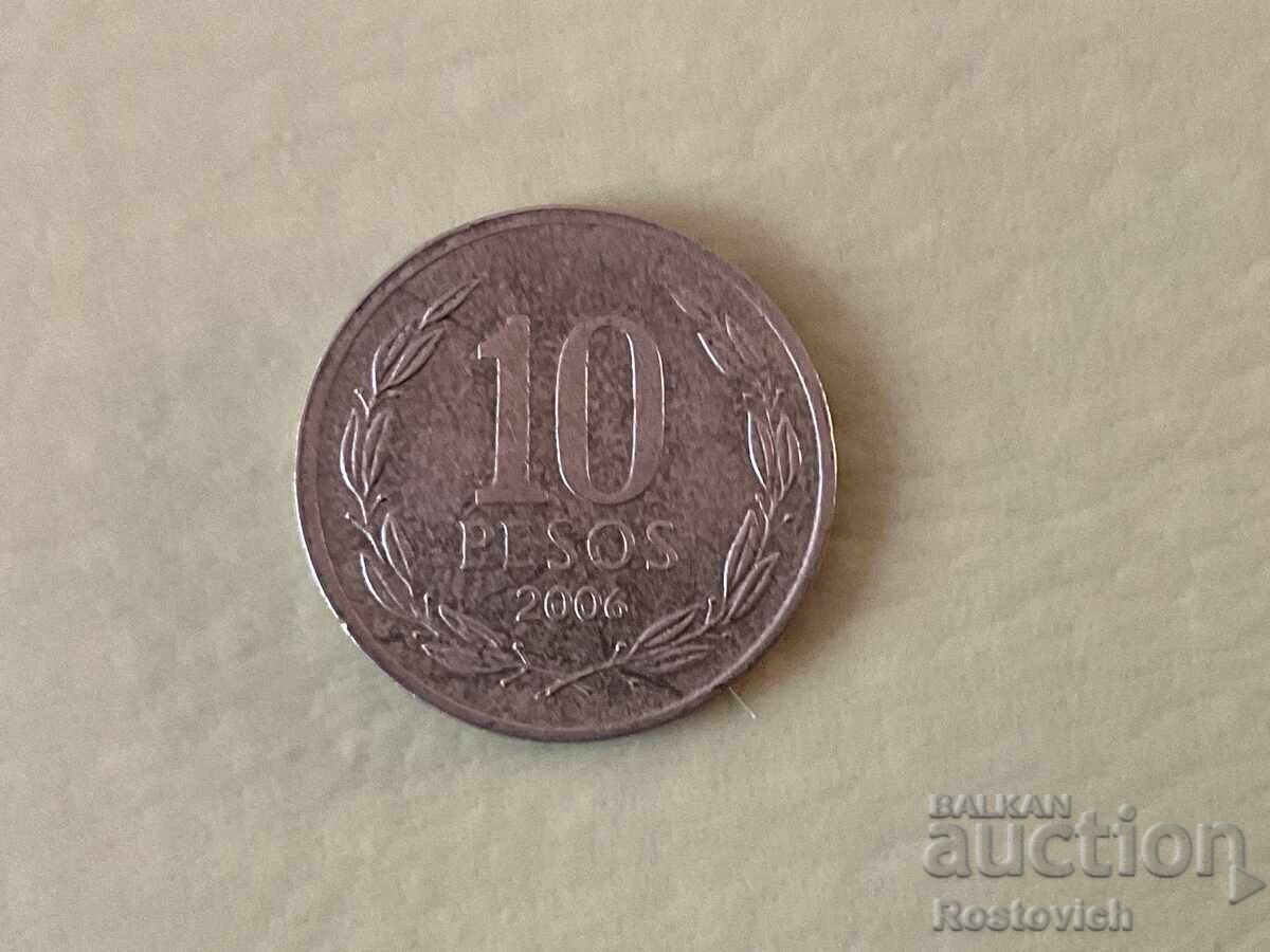 Chile 10 pesos 2006
