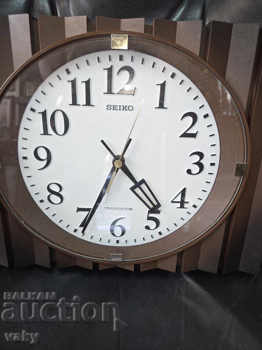 Ceas de perete cu cuarț SEIKO anii '70 CORECOM funcțional