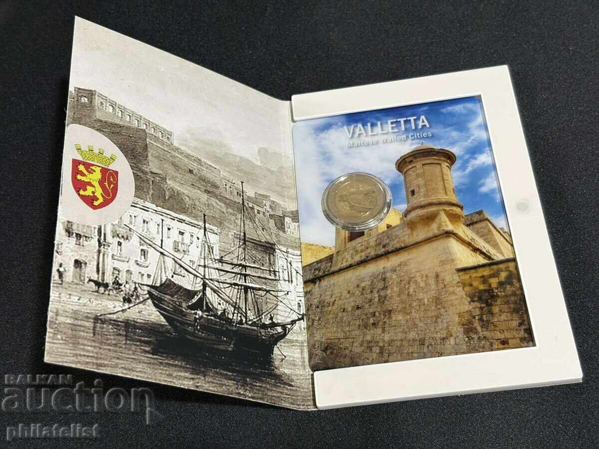 Malta 2026 – 2 Euro coin - Defensive Fortification BU with price € 32.35 | 63.27 BGN