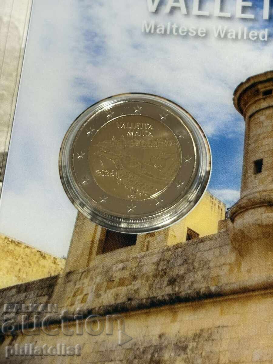 Delivery of Malta 2026 – 2 Euro coin - Defensive Fortification BU