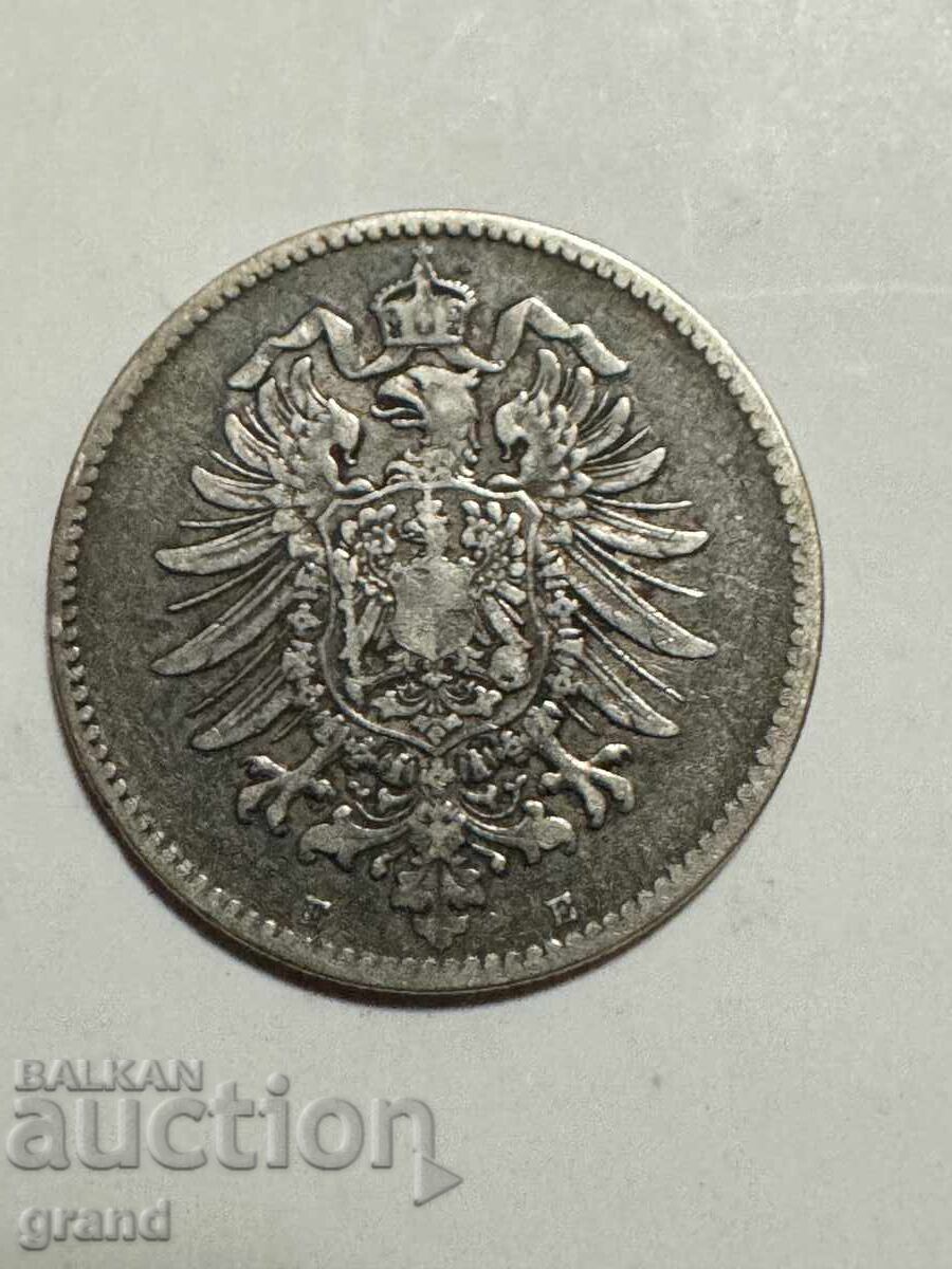 1 марка 1875, Германия сребро с цена € 12.00 | 23.47 лв.