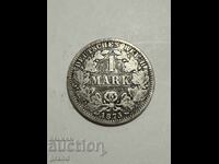 1 марка 1875, Германия сребро