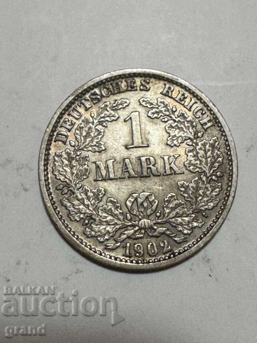 1 marcă 1902, Germania argint