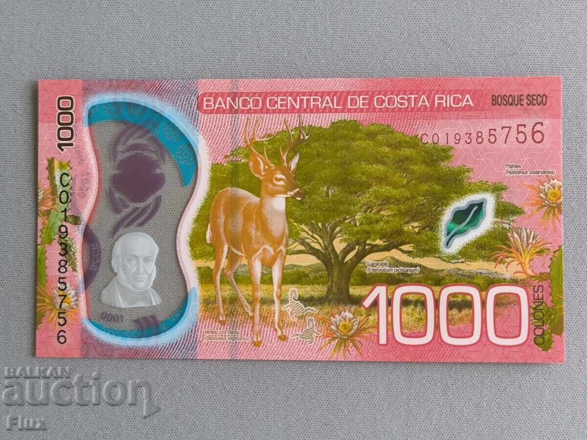 Τραπεζογραμμάτιο - Κόστα Ρίκα - 1000 Colón UNC | 2019