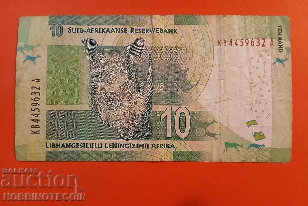 AFRICA DE SUD AFRICA DE SUD 10 Rand CU PUNCTE ediția 2015 cu preț € 1.79 | 3.50 BGN