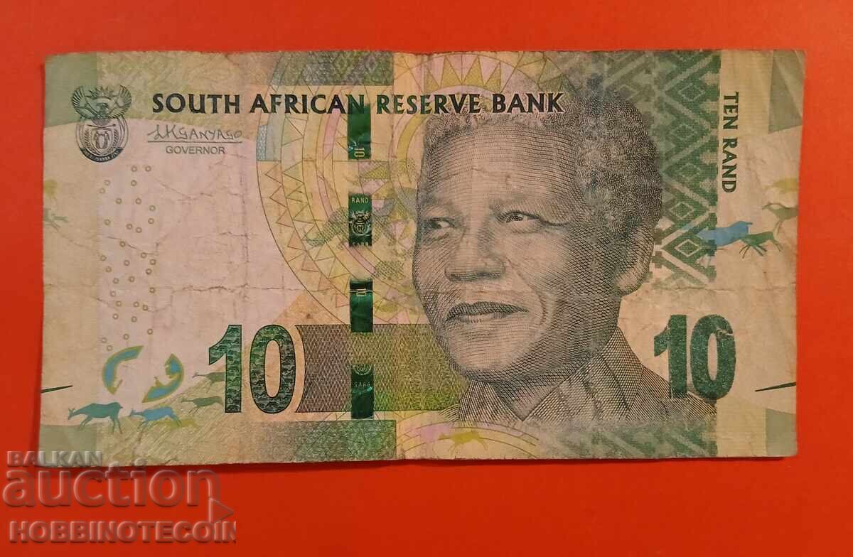 AFRICA DE SUD AFRICA DE SUD 10 Rand CU PUNCTE ediția 2015