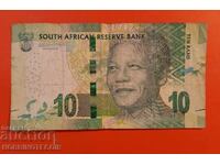 AFRICA DE SUD AFRICA DE SUD 10 Rand CU PUNCTE ediția 2015