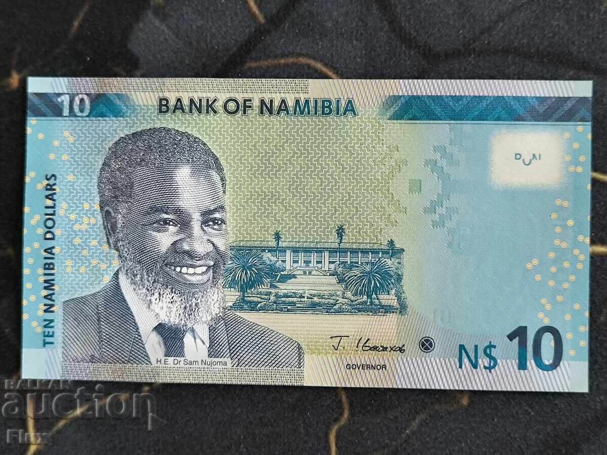 Bancnota - Namibia - 10 dolari UNC | 2021