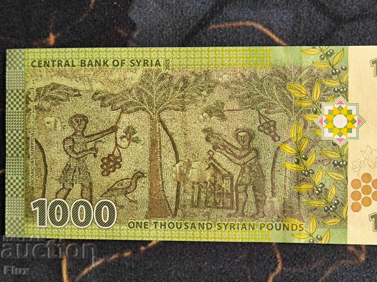 Licitație Bancnota - Siria - 1000 de lire sterline UNC 2013