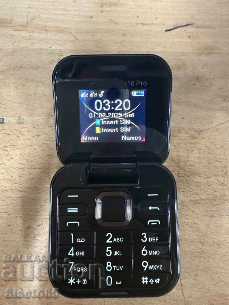 Аукцион Сгъваем мобилен телефон i16 Pro – 2 SIM