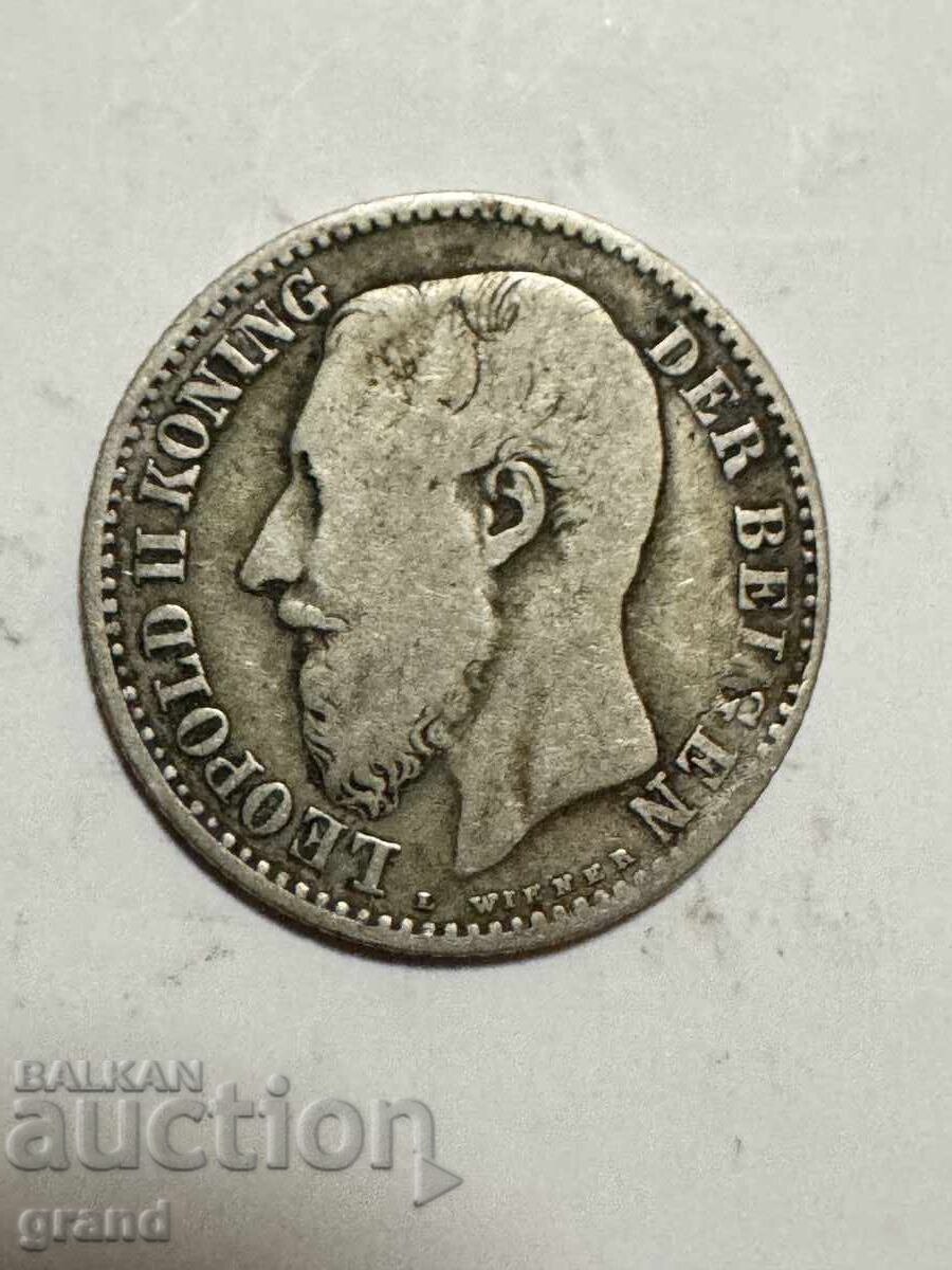 1 φράγκο 1887, Βέλγιο ασήμι με τιμή € 11.00 | 21.51 BGN