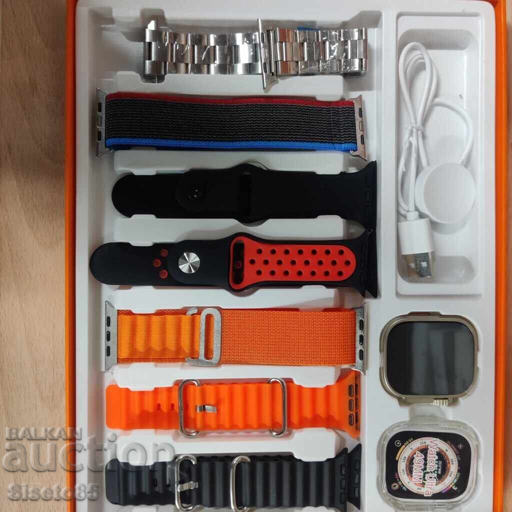 Аукцион Смарт часовник 2023 New smart watch S100 ultra 7 in 1 strap