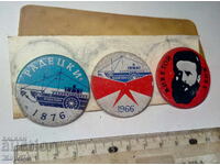 BOTEV Parahodul RADETZKY Set INSIGNE COMEMORATIVE 1966 RARE