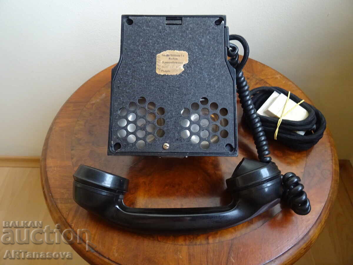 Telefon vechi din bachelită cu disc, 1948 - 6
