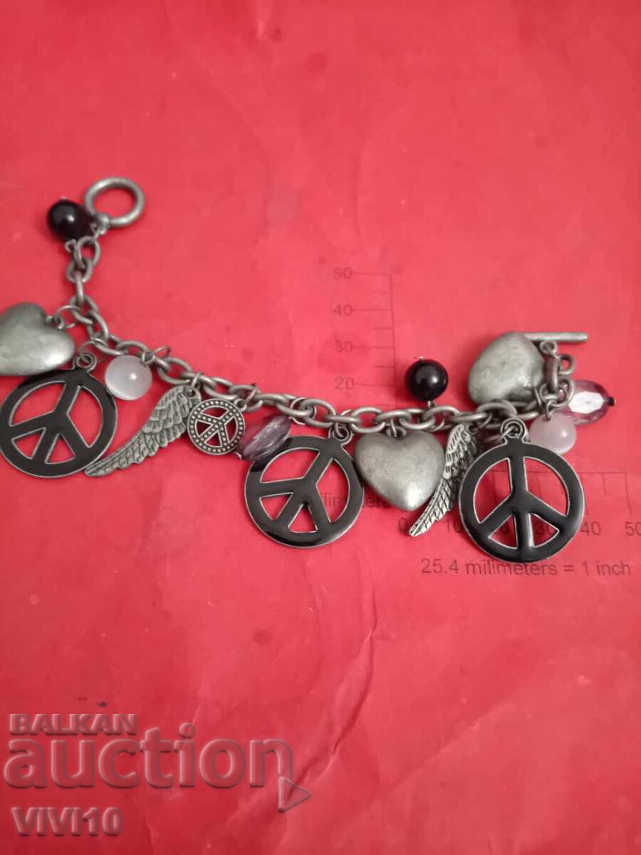 Antique enameled bracelet