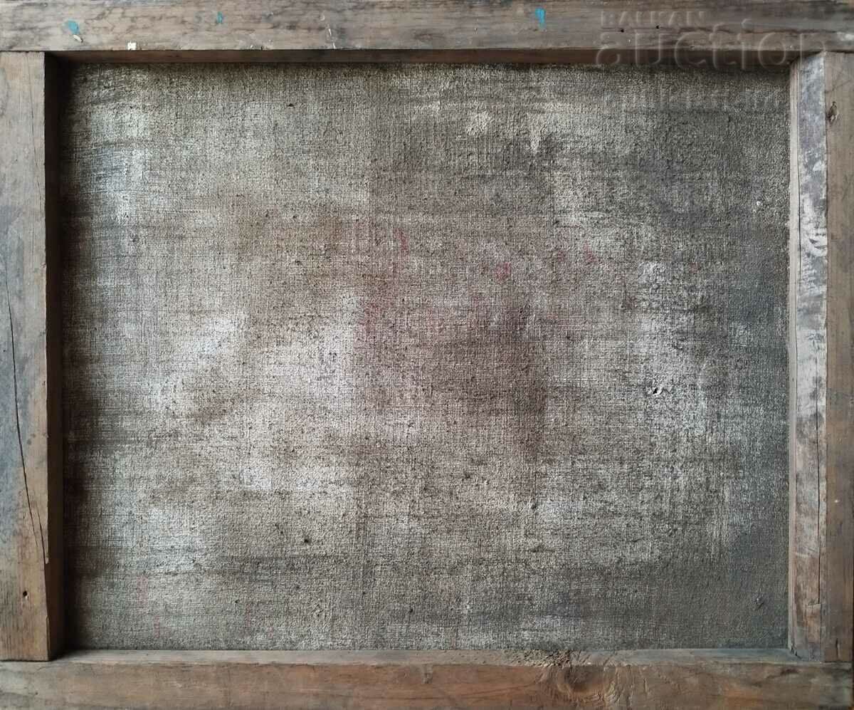 Картина, пейзаж, худ. Д. Македонски (1914-1993) с цена € 200.00 | 391.17 лв.
