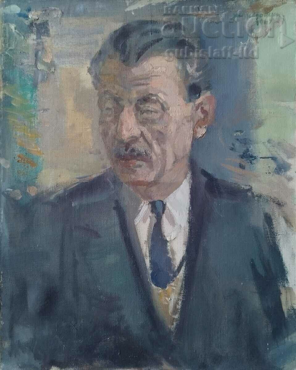 Картина, портрет, 1969 г., худ. Д. Македонски (1914-1993)