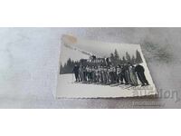 Photo of skiers on the ski slope