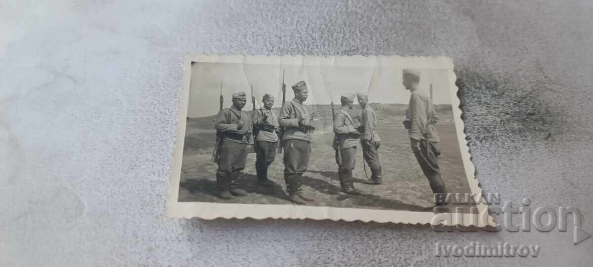 Photo Soldiers on guard duty 1941