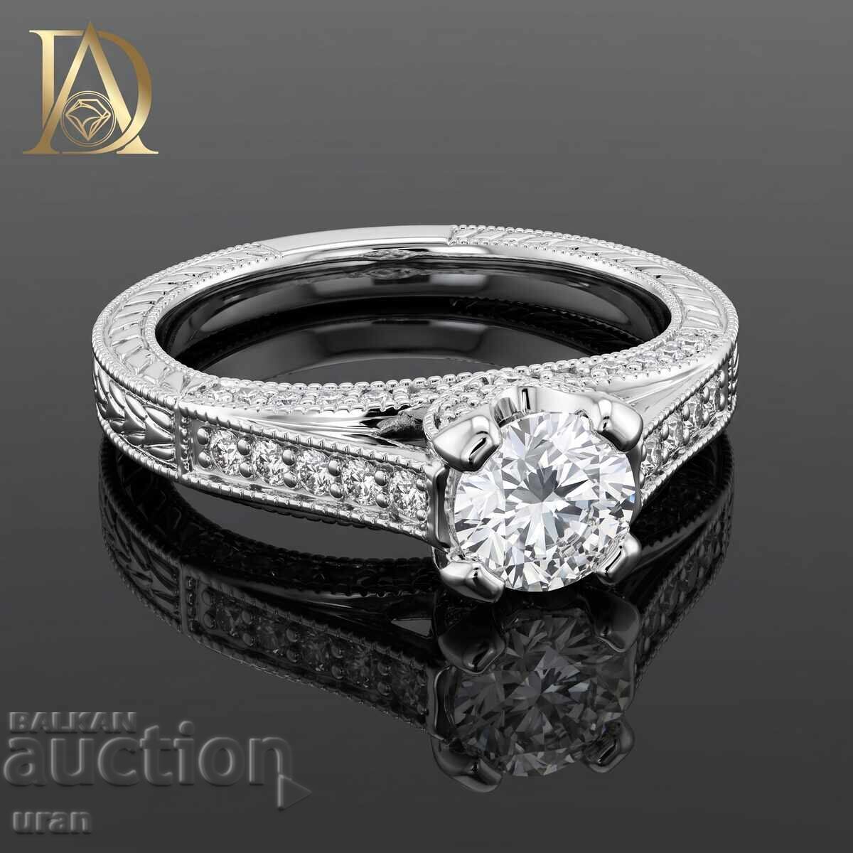 Inel Vintage din Aur cu Diamante Naturale de 0.78ct cu preț € 1500.00 | 2933.76 BGN