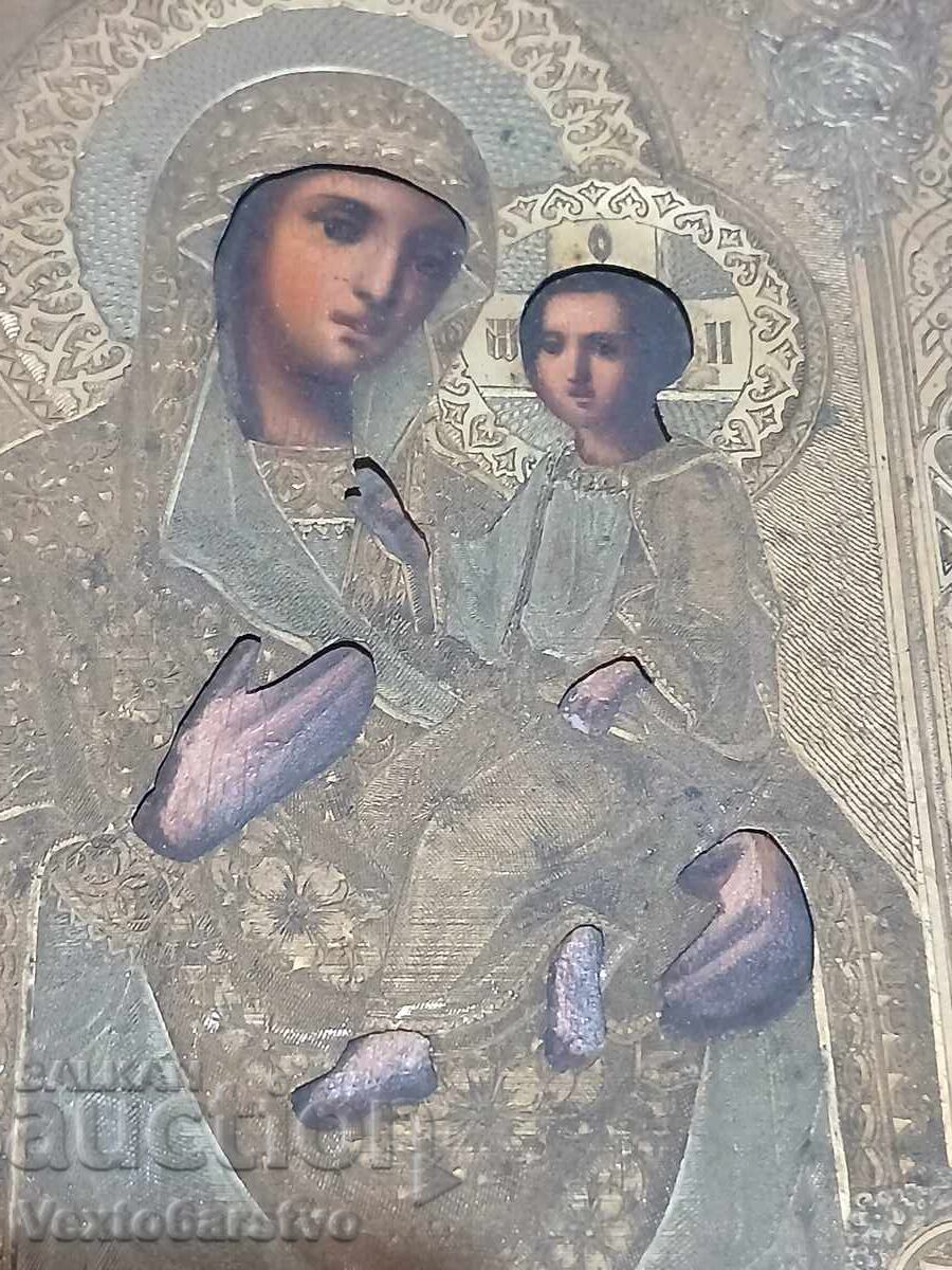 ICONĂ-ICONĂ ORTODOXĂ-SF. FECIOARĂ MARIA sec. XIX cu preț € 179.00 | 350.09 BGN